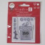 Studio G Clear Christmas Stamps, Cling Stamps,..