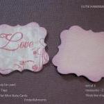 5 Love Wish Tag / Note Card / Embellishment
