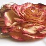 Shabby Chic Peach Paper Rose