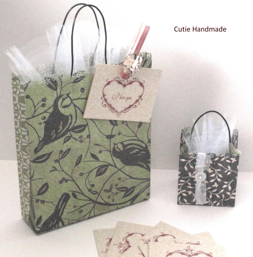 Handmade Set Gift Bag, Anniversary, House Warming, Birthday